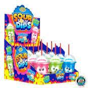 Sour Lollipop Dips Liquid 12Pc