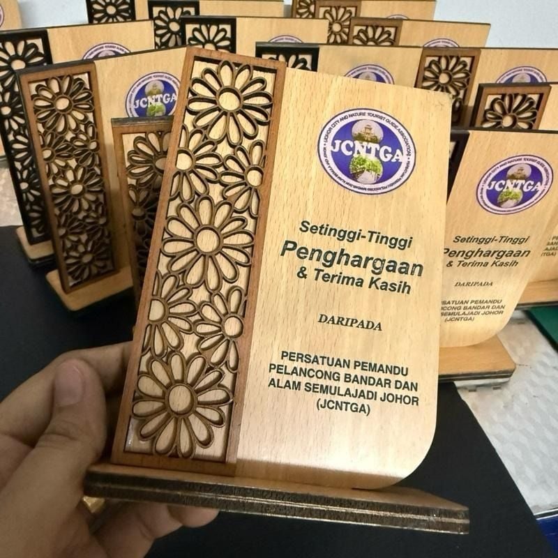 PLAK KAYU CUSTOM PREMIUM