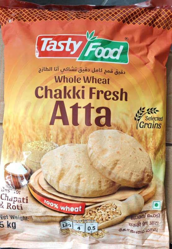 TF WHOLE WHEAT CHAKKI FRESH ATTA 5 KG