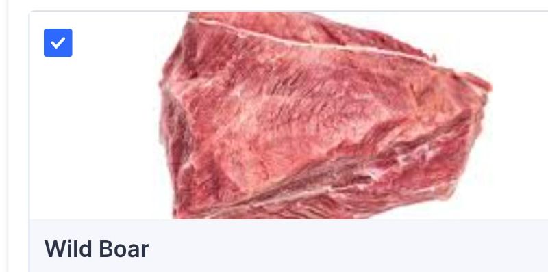 Wild Bore  Meat  - 1 Kg