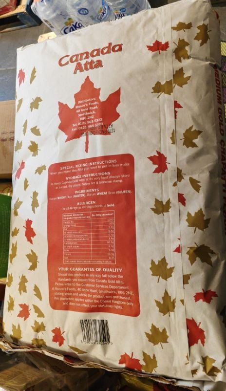 Canada Gold Atta 18 kg *****PM 20.99