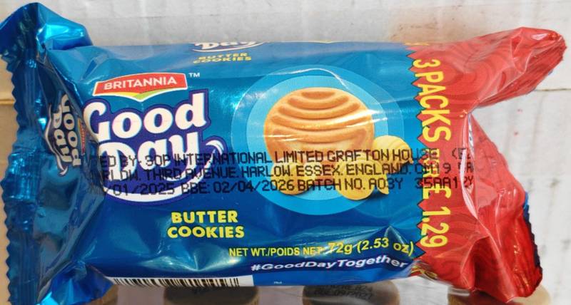 Britania Good Day Butter Cookies ( 3 for 1.29 )72gm