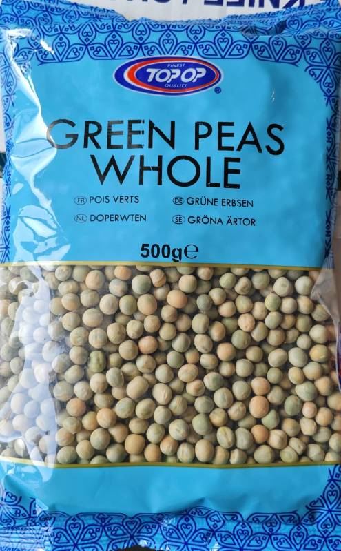 Top Op Green Peas Whole 500gm