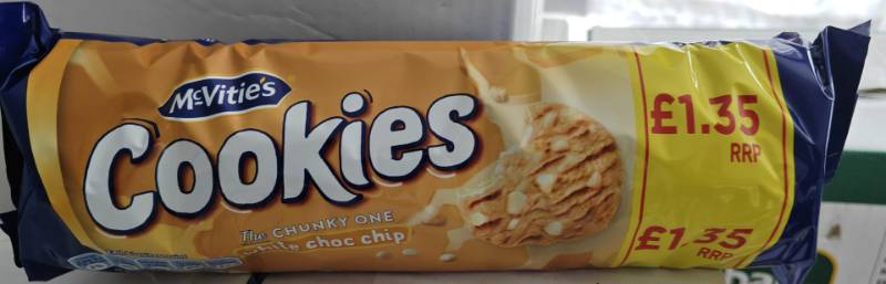McVities Choc Cookie White PM 1.35 -150gm
