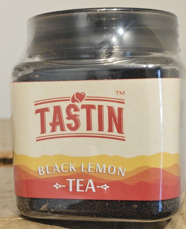 TEA POWDER Tastin Black Lemon Tea 126G Cube Bottle