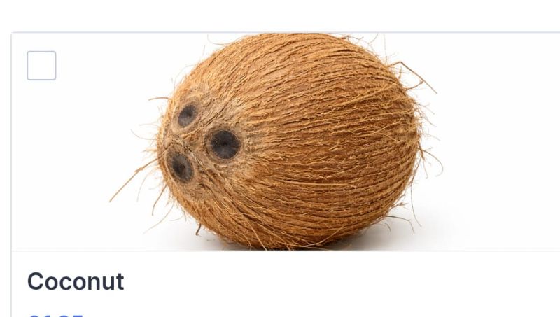 Indian Medium Cocunut Whole 1 pcs