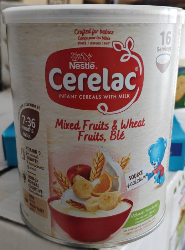 Cerelac Mixed Fruit & Whaet Fruits 400gm