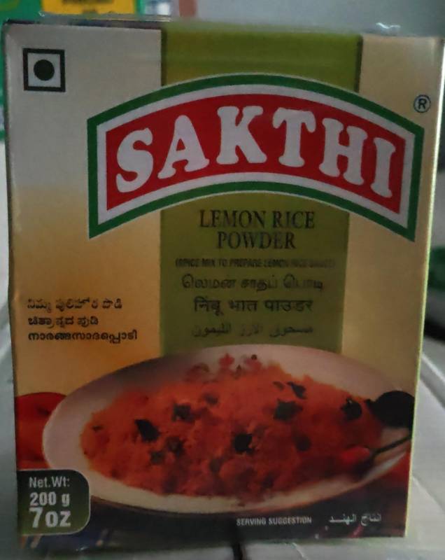 Sakhthi Lemon Rice Powder 200gm ( Free )