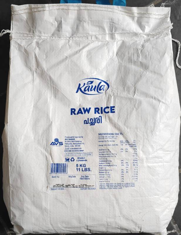 KL Kaula Raw Rice 5kg