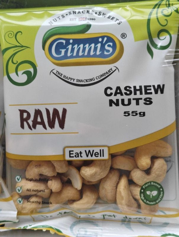 Ginny Cashew Nuts  55 g
