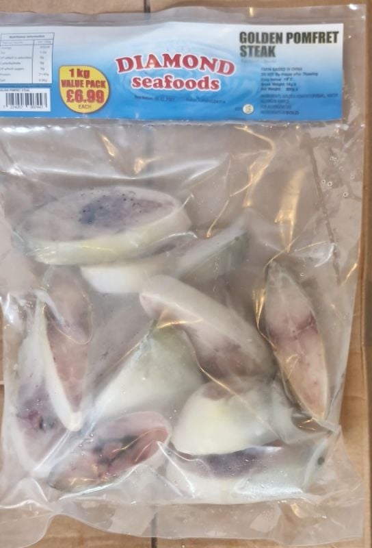 GOLDEN POMFERET AKOLI  PAN READY 1 kg * 6.99