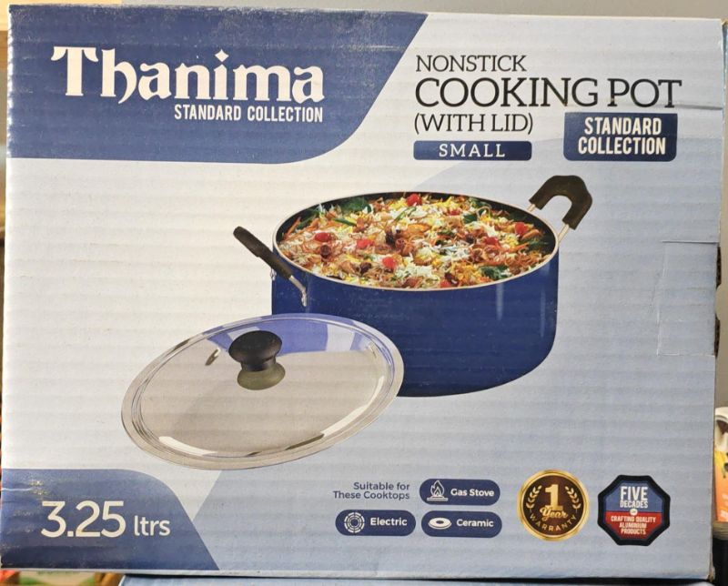 THAHINA COOKING POT W/L 3.25L STD S10  ..... ( INCLUDING 20% VAT )