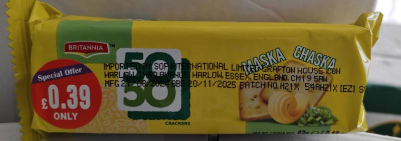 Britania 50-50 Maska Chaska PM 39p