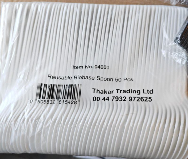 Did Deluxe White Plastic Spoons 75 nos ( 20 % VAT Included )