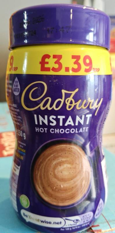 Cadburys Instant Drinking Hot Chocalate PM 3.39