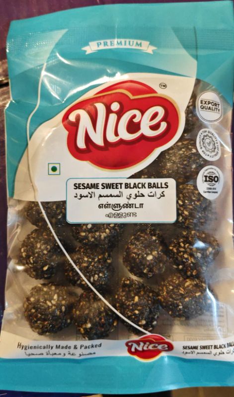 NC SEASAME CANDY BLACK  PKT 100G