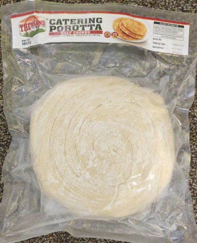 Thekkans Catering Porotta ( HALF COOKED * 1.8 KG  x 1 )