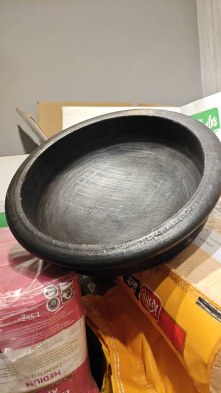 KW Fish Curry Pot Ordinary 1Kg Black - Meenchatty