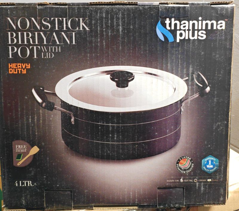 THAHINA DUM BIRIYANI POT 4L 3MM 4 ... ( INCLUDING 20% VAT )