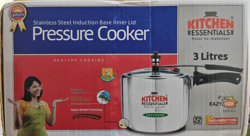 P.COOKER SS Inner Lid Inductin Base   EAZY 3L .. Stainless Steel ( INCLUDING 20% VAT )