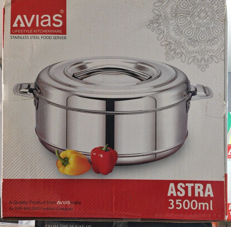 SS CASSEROLE ASTRA 2500ML( Including 20% VAT )