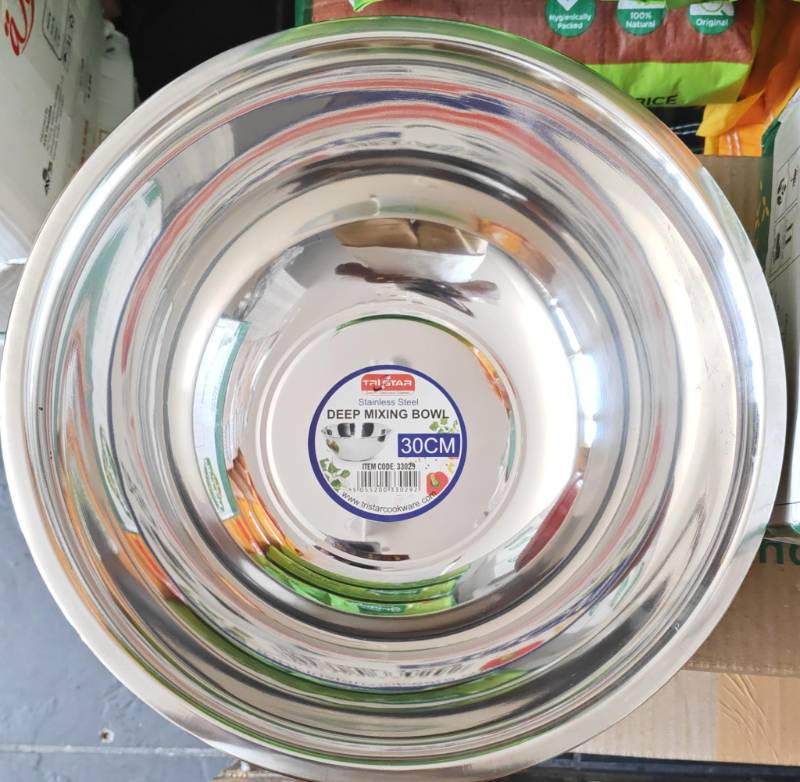 KW Basin Steel (Mixing Bowl  ) 30 CM