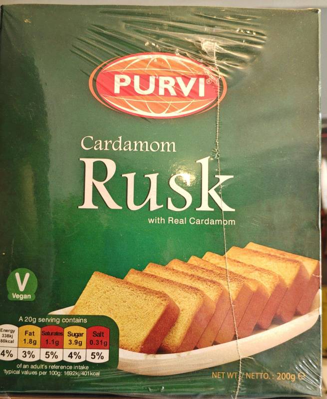 Puravi Candomon Rusk 200gm