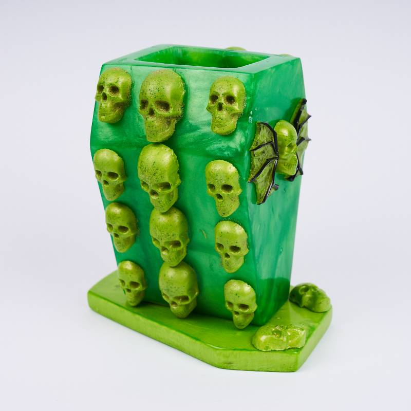 Green Bat Vase