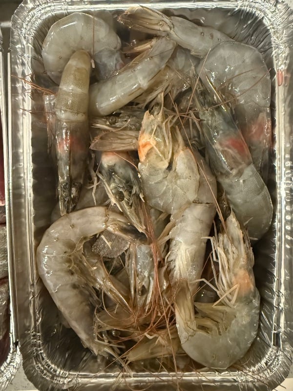Fresh Jumbo Shrimp  'Tiger Prawns'-Whole Fish