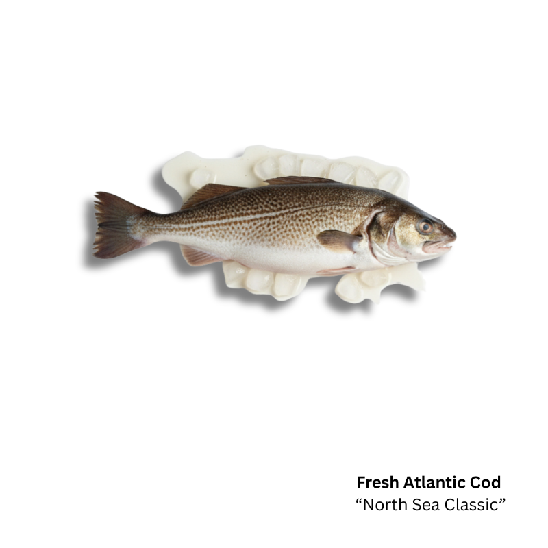 Fresh Atlantic Cod  'North Sea Classic' (Whole Fish)