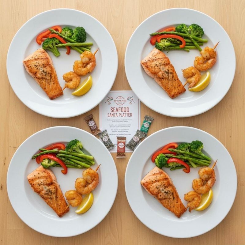 Seafood Santa Platter for 4