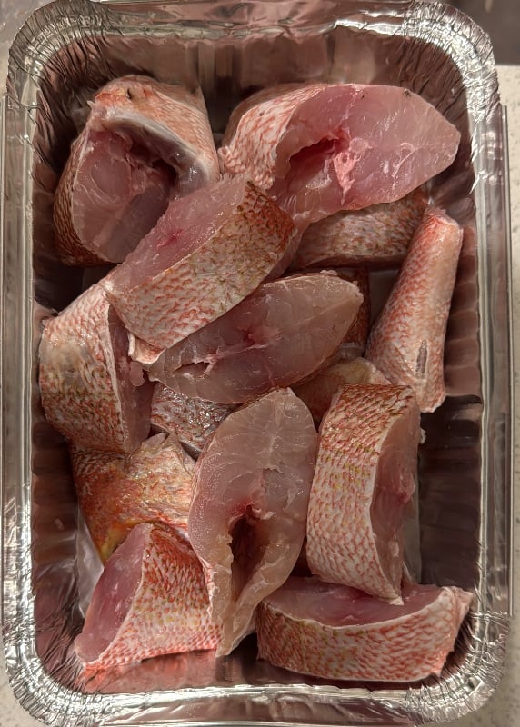 Fresh Lane Snapper  (Steak Cut)