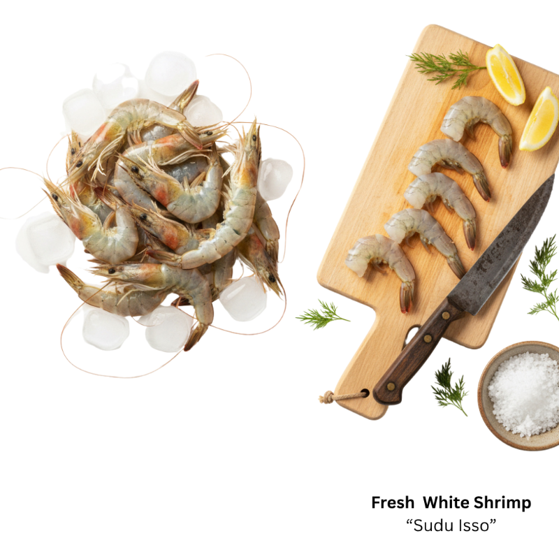 Fresh White Shrimp -Whole Fish