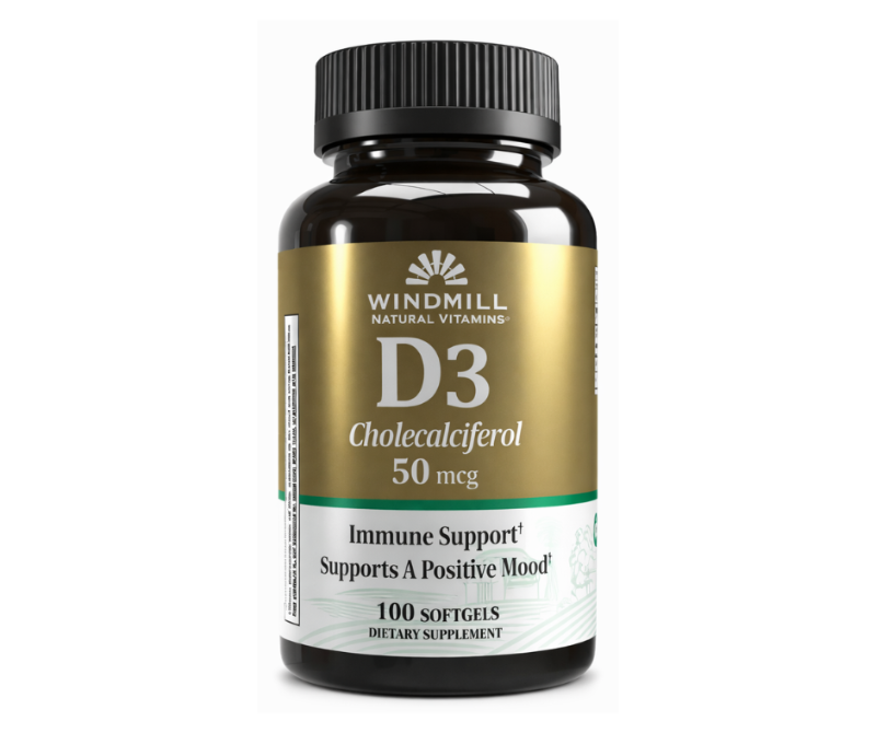 Vitamina d3 50mcg 100 tabs.