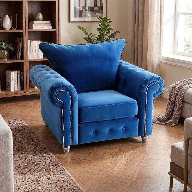 Ashwin Chesterfield High Back Lounge Chair – Luxury Home Seating