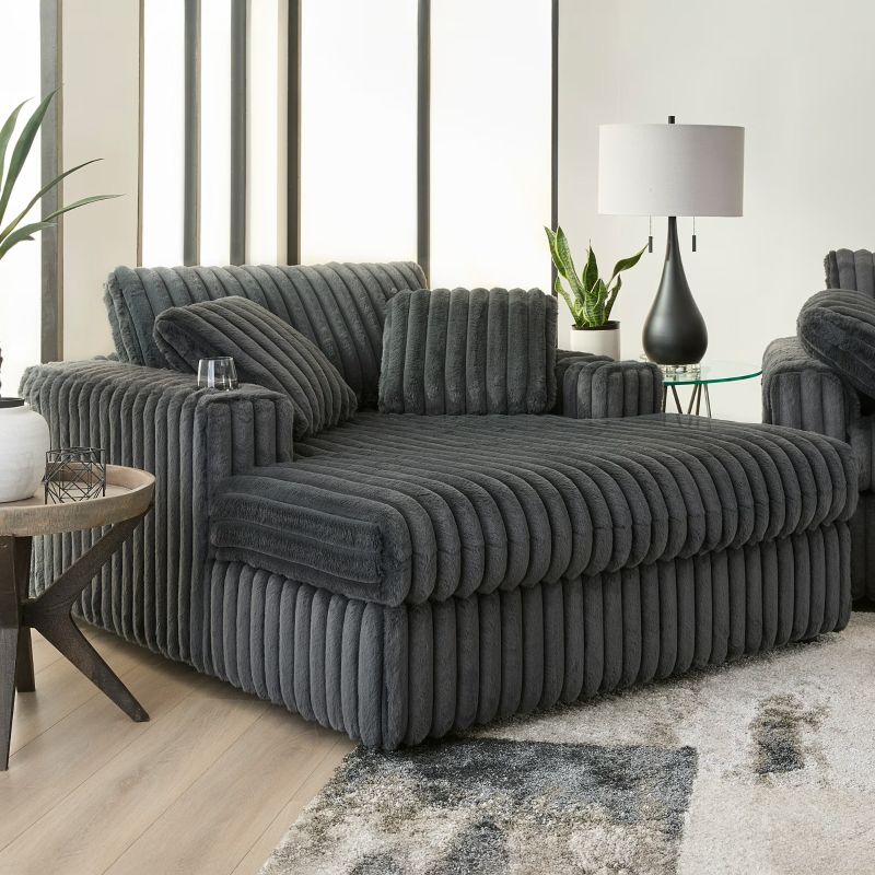 Grey  Stupendous Chaise Lounge