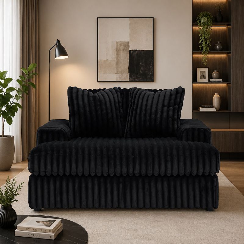 Black  Stupendous Chaise Lounge