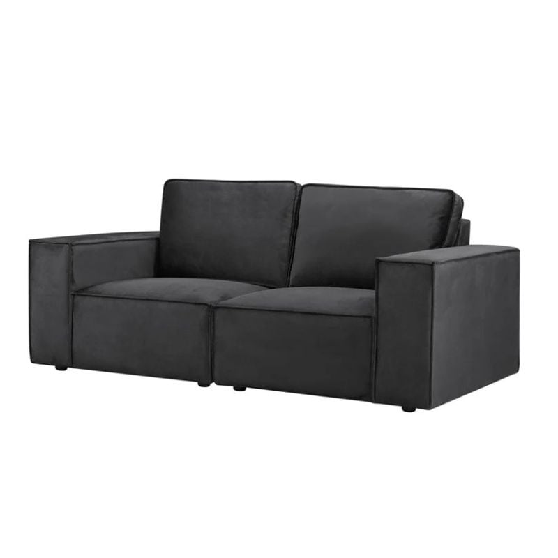 Sloane 2 Seater Sofa (Modualr) __ BLACK