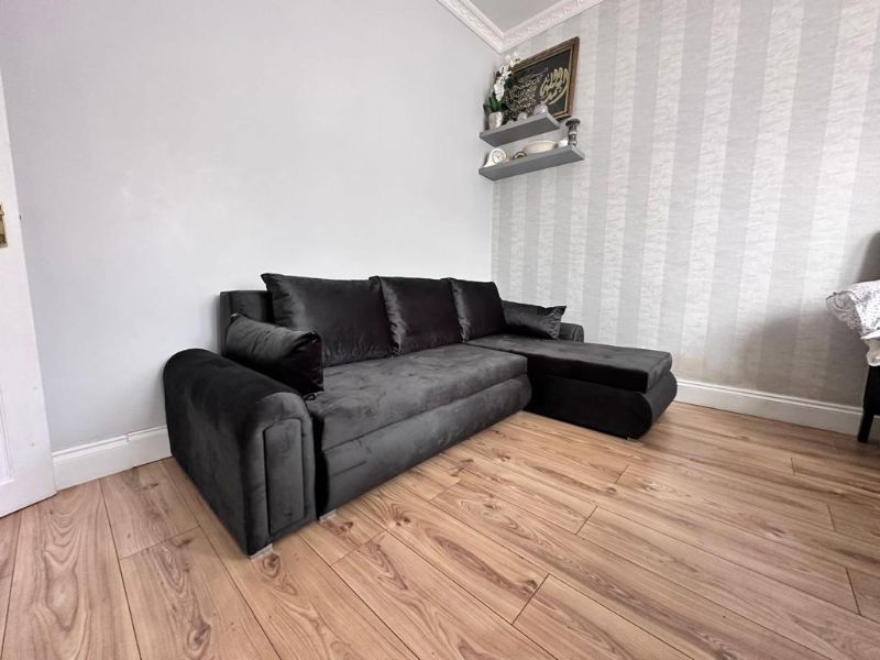 Berlin Corner Sofa Bed ~Pulled Out Bed || Corner Sofa