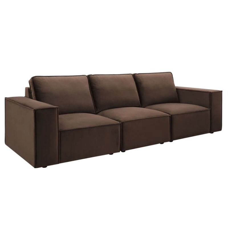 Brooklyn 3 Seater Sofa - Chocolate Brown
