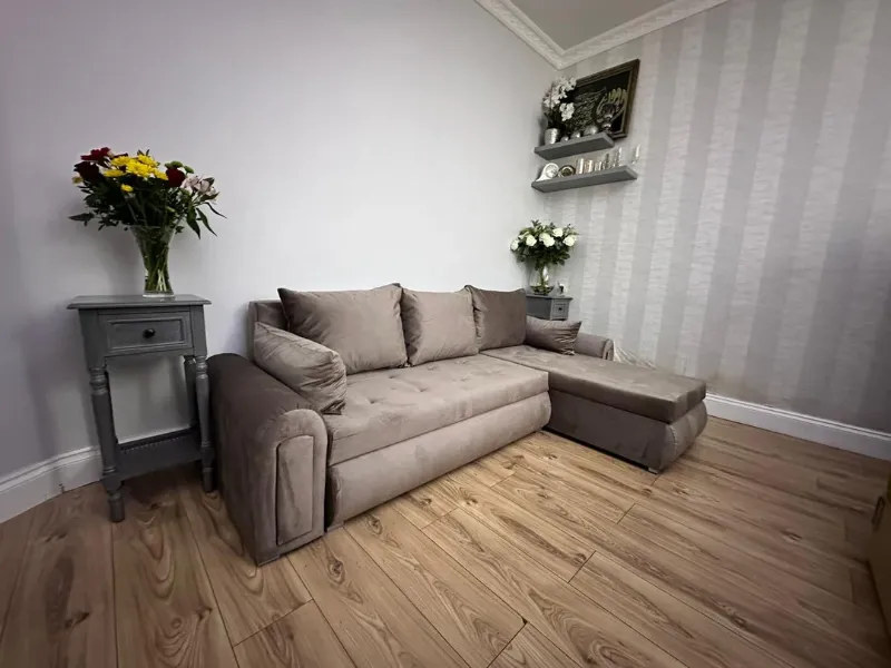Corner Sofa Bed || BERLIN Pulled Bed