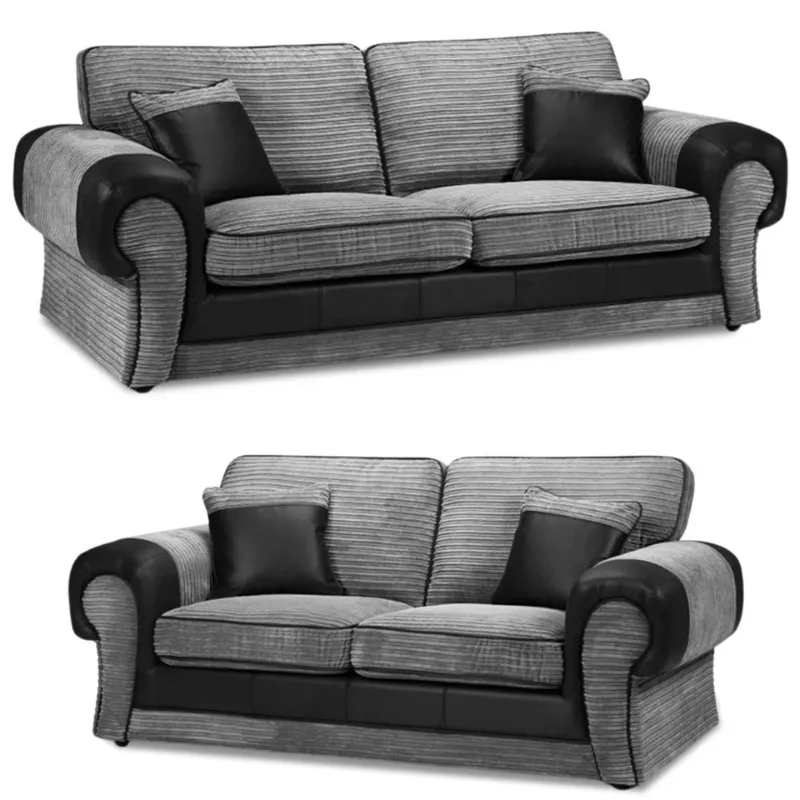 3 Seater 2 Seater Jumbo Cord Tango Sofa Suite