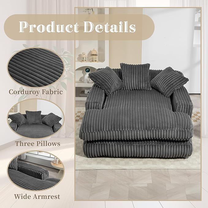 Grey  Stupendous Chaise Lounge