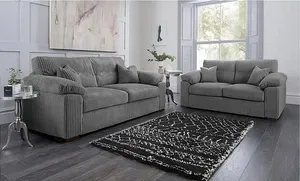 3 Seater 2 Seater Jumbo Cord 3+2 Sofa Suite full Back Amalfi Style