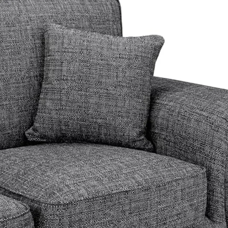 3 2 Seater Sofa Set Formal Back Comfy Chesterfield grey Large Footstool Chair