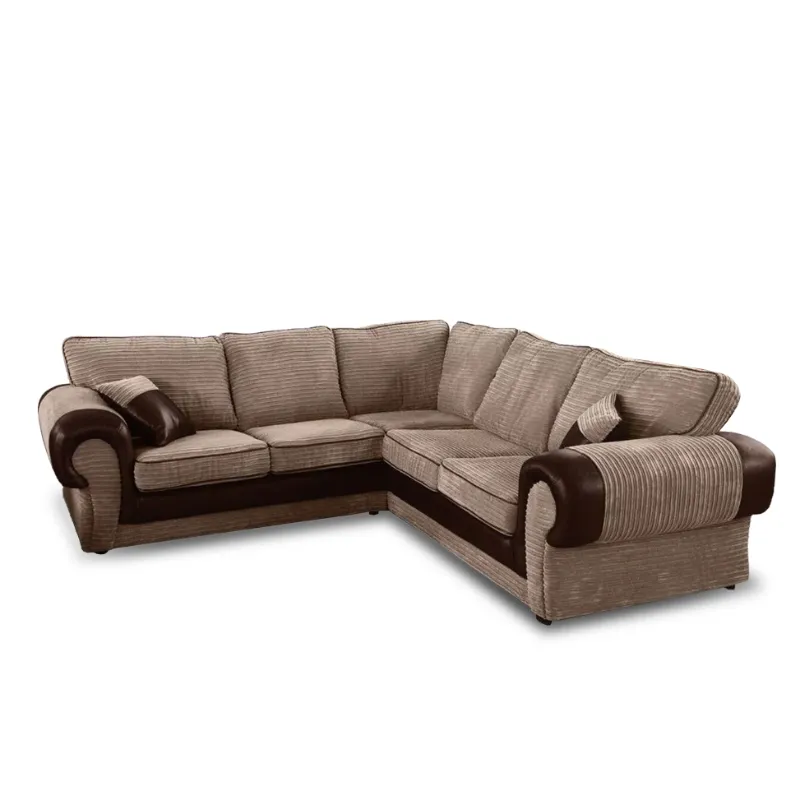 Jumbo Cod 2C2 Beige Corner Sofa Tango l-Shape Couch