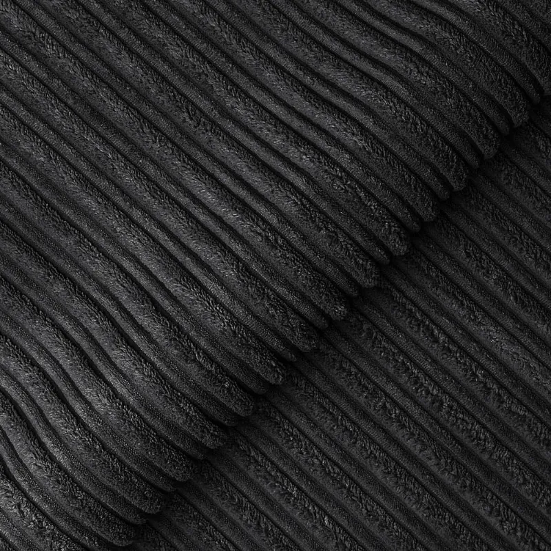 Corner Sofa Black Jumbo Cord 2C2 L-Shape Couch Left \Right Hand Sofa