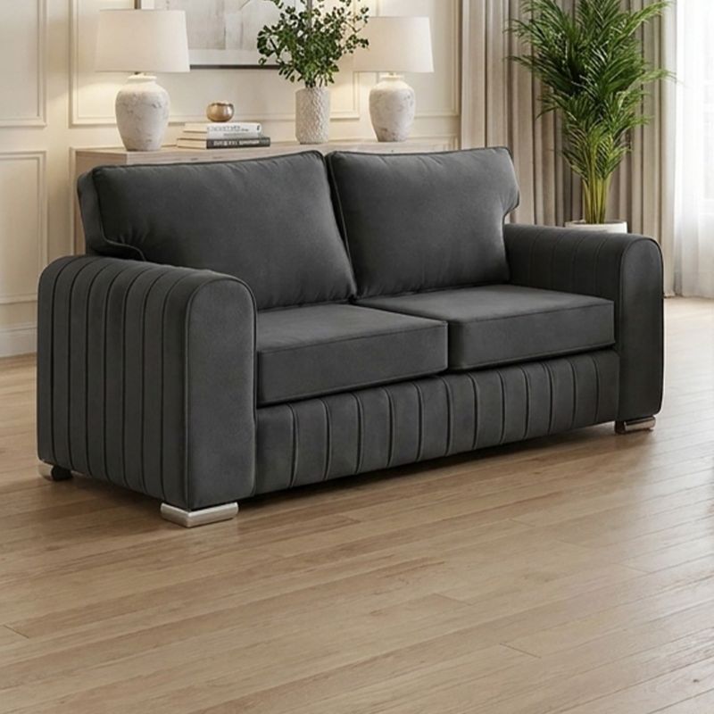 Modern Lilly Grey 3+2 Seater Sofa Suite 3 Seater 2 Seater couch