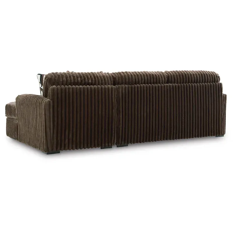 Chocolate Brown Corner Sofa Modern Stupendous Premium Cord Couch Left & Right Hand