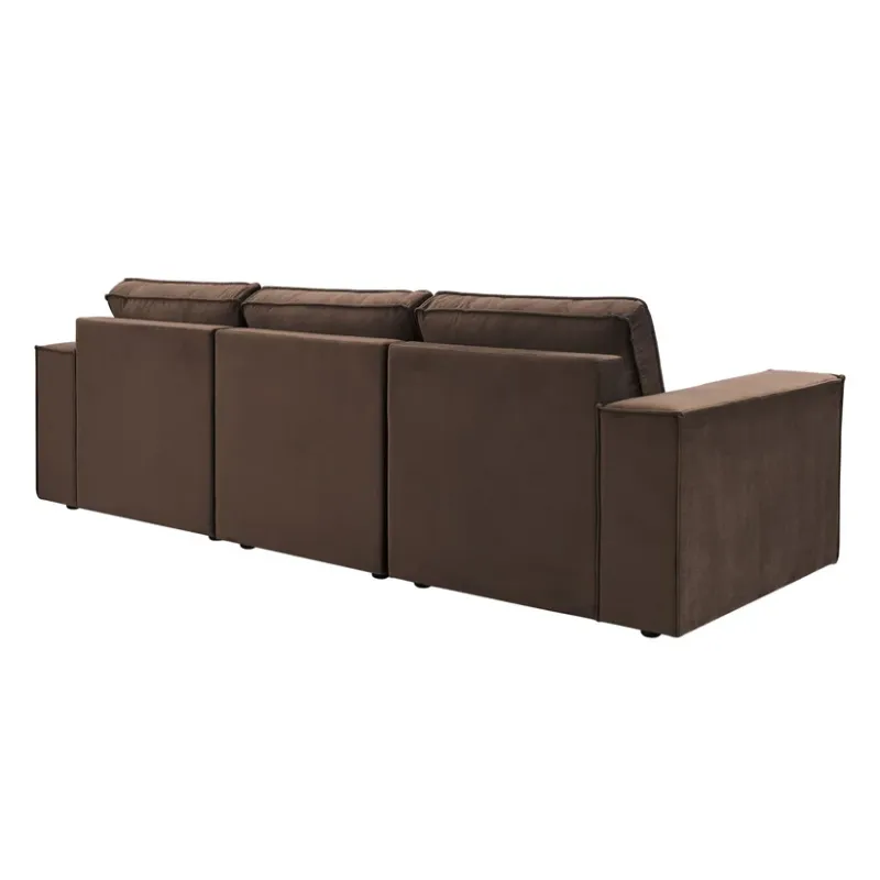 Brooklyn 3 Seater Sofa - Chocolate Brown